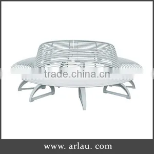 Outdoor Park Bench Steel Frame thumbnail-1