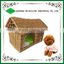 Wholesale Wicker Handmade New Soft Pet Dog House Luxury Dog Bed thumbnail-1