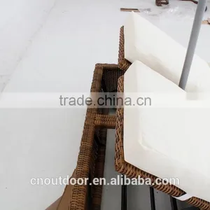 2016 Updated Double Rattan/wicker Daybed With Wheels WYHS-D055, Wicker Furniture/Garden Patio Furniture/outdoor Furniture. thumbnail-4