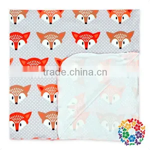 New Style Summer Floral Swaddling Blanket One Layer Muslin Baby Blankets Wholesale thumbnail-3