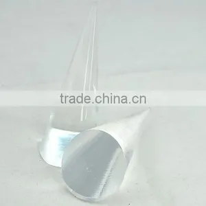 Gold Supplier Clear Acrylic Cone Finger Ring Holder thumbnail-3