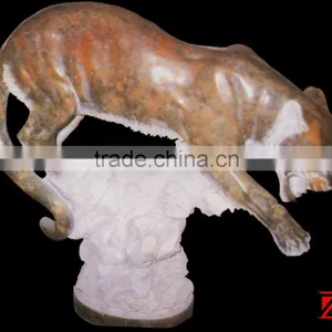 Marble Leopard Sculpture thumbnail-1