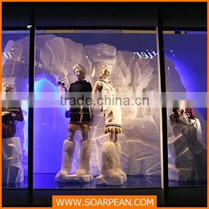 Winter Window Display Decorative Foam Snow Mountain thumbnail-2