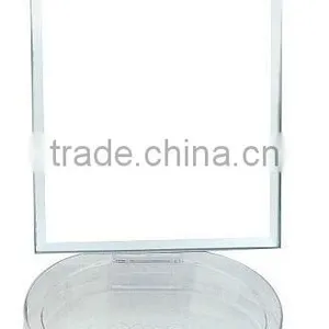 Rectangular Transparent & Double Love Cosmetic Mirror With the Disk thumbnail-1
