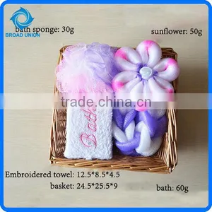 Towels Bath Sponge, Bath Sponge ,Mesh Bath Sponge Set thumbnail-1