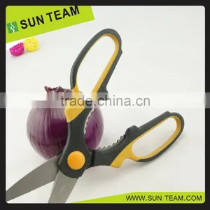 SK020 8" Serrated Edge Magnetic Kitchen Scissors With Double Injection Handle thumbnail-4