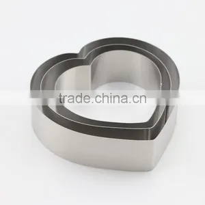 Multifunction Stainless Steel Heart Shape Cookit Cutter Biscuit Cake Mold Set thumbnail-3