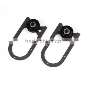 American Style Ebay Amazon Sliding Wooden Door Steel Flat Track and Roller Wheels thumbnail-5