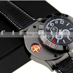 Black Recharge Electronic Swatch Lighter thumbnail-1