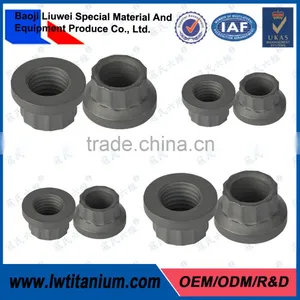 OEM Gr5 M10 Titanio 12 Points Flange Nuts by LIUWEI thumbnail-1
