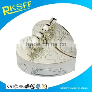 Babt Gift Exquisite Present for Baby Tooth and Curl Box in Silver Color thumbnail-1