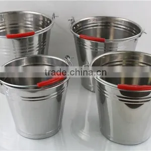 Wholesale Metal Bucket Stainless Steel Champagne Bucket With Lid thumbnail-6