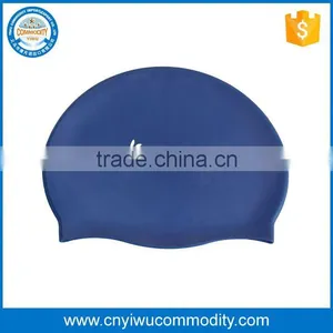 Silicone Waterfloor Kids Swim Cap , Silicone Material Custom Printed Swim Cap thumbnail-1