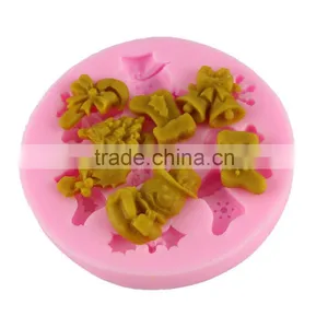 Snow Christmas Silicone Mould Handmade Soap Cake Decorating Die DIY Baking Tool 1688 Agent thumbnail-1
