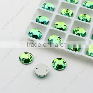 Hot Hot Hot! Fine Cut! Fine Transparency! Dongzhou High Quality Crystal Sew on Round Stones thumbnail-1