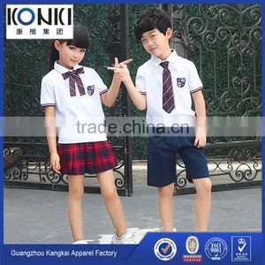 White School Uniforms Shirt Navy Short/skirt School Uniform Factory thumbnail-2