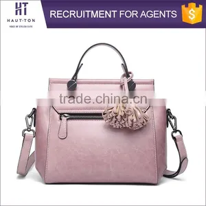 New Style Vintage Ladies Tassel Tote Shoulder Handbags Hot Sale Fashion Women Genuine Split Cow Leather Shoulder Bags With Strap thumbnail-4