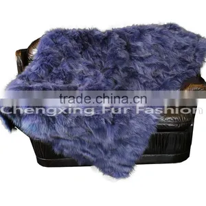 CX-D-117 Blanket Baby/Baby Real Fox Fur Blanket Custom Blanket thumbnail-2