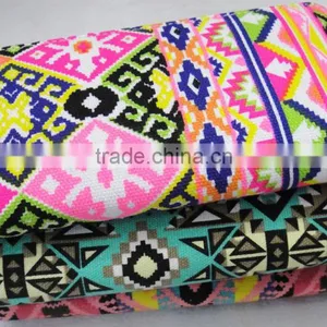 Lady New Cotton Canvas Diversity Print Geometrica Hot Wallet thumbnail-2