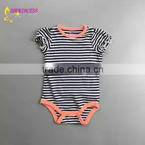 Baby Bodysuits 100% Cotton Wholesale,Striped Infants And Toddlers Unisex Bodysuits thumbnail-1