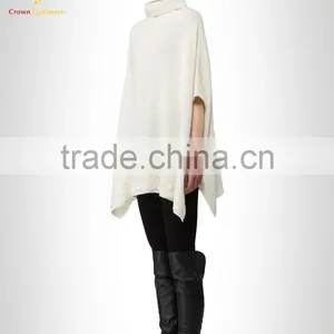 White Pashmina Wool PonchoS Capes Dress Shawl Wrap thumbnail-2