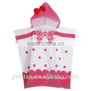 Wholesale Cotton Cartoon Printing Kids Hooded Towels thumbnail-5