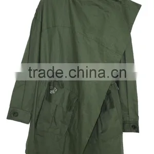 2014-2015 Ladies Trench Coats Green Fashion Spring Trench thumbnail-3