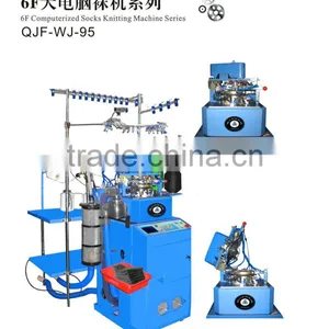 QJ-6F (plain) Sock Knitting Machine thumbnail-1