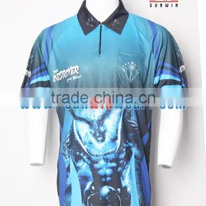 Popular New Fashion Custom Design Darts Polo Shirt / Dart Jersey / Dart Cloth thumbnail-1