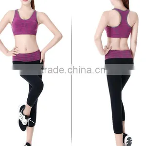 High Quality Casual Yoga Clothing Wholesale Pants /tank Tops Sets thumbnail-3