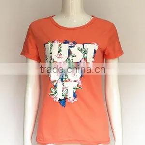 Summer Fashion Trend Letters Printed Slim Women T-shirt thumbnail-5