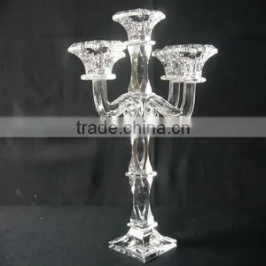 Crystal Candle Holders for Glass Wedding & Table Centerpieces thumbnail-1