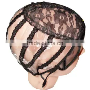 New Arrival Black Color Adjustable Wig Cap thumbnail-1