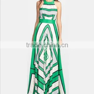 Onen W72129G 2016 Summer Dress Women Chiffom Dress Maxi Long Dress for Women thumbnail-2