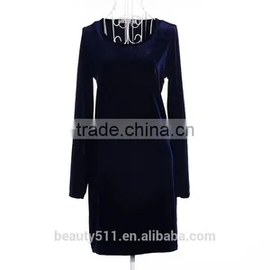 Women Party Dresses Synthetic Leather Suede Long Sleeve Sexy Club Winter Dress Bodycon Bandage Dress SD55 thumbnail-5