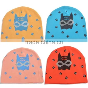Winter Korea Style 100%cotton Cute Boys&girls Bat Pattern Baby Hat Bonnet thumbnail-1