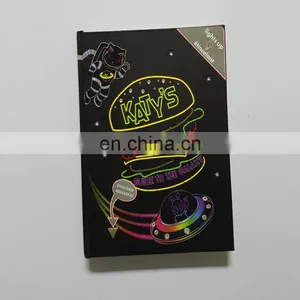 2017 New Design Custom LED Lighting Up Diary/Notebook for School Writing or Office Writing thumbnail-4