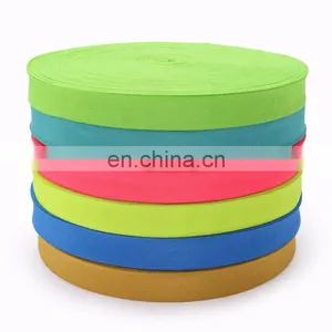 Factory Supply High Quality Multi Colored Polyester Webbing for Bags thumbnail-1