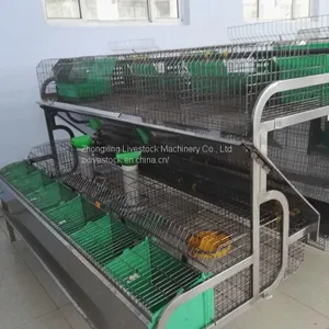Automatic Rabbit Breeding Cages 2 Tiers, 18 Mother Rabbit Cages and 18 Breeding Boxes thumbnail-4
