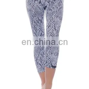 High Quality Snakeskin Printed Yoga Legging Jeggings /sex Leggings for Women thumbnail-1