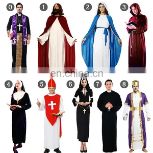 In Stock Sexy Priest and Nun Costume thumbnail-1