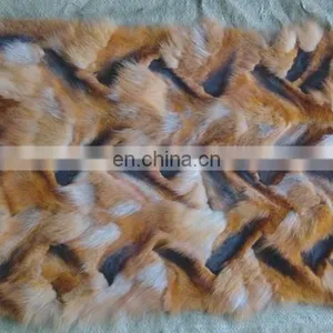 100% Real Natural Fox Fur Plate thumbnail-1