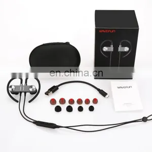 Wavefun X-Buds Metal Bluetooth Headsets Wireless Earbuds CSR8645 Magnet Headphone APT-X Tec Sweatproof Earphone 8hrs Music Time thumbnail-5
