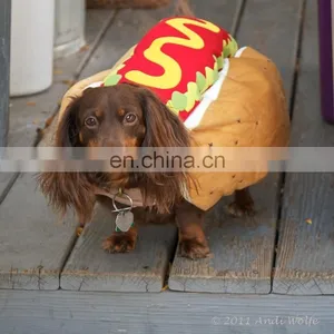 Funny Hot Dog Pet Costume for Puppy Cats thumbnail-2
