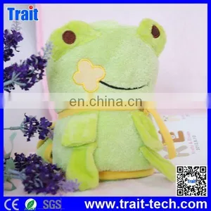 3D Cute Cartoon Soft Coral Fleece Plush Air Conditioning Blankets Baby Bedding thumbnail-3