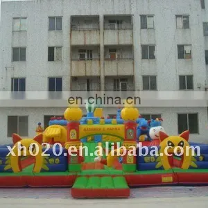 New and Popular Commercial Vinyl Tarpaulin Brand New Big Inflatable Amusement Park FU027 thumbnail-1