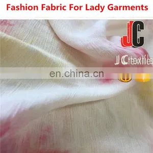 Factory Directly 100% Rayon 60s Tie Dye Rayon Crinkle Fabric thumbnail-4