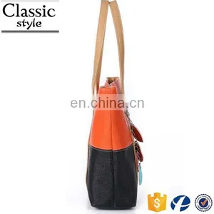 CR English Amazon Hot Selling Most Popular Ladies Cheap Bag High-capacity With Fringe Split Joint pu Leather Beautiful Hand Bag thumbnail-3