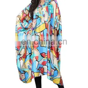 Calf Length Kaftan / Comfortable Collar Neck Fashionable Short Kaftan / Latest Modern Style Free Size Kaftan 2017 (kaftans 2017) thumbnail-4