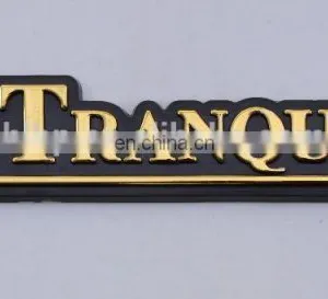 Customized Embossed Plastic ABS Logo With Sponge Glue thumbnail-2